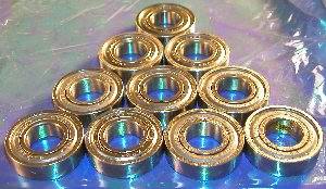 10 Bearing 6302ZZ 15x42x13 Shielded:vxb:Ball Bearing