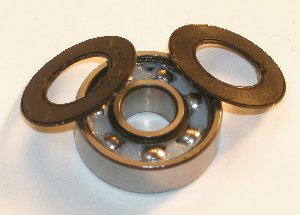 608-2RS Bearing 8x22x7 Ceramic Si3N4:Sealed:vxb:Ball Bearing