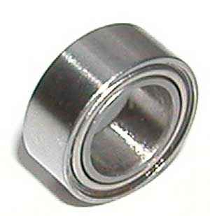 SR4Z Bearing 1/4"x5/8"x0.196" Stainless:Single Shield:Dry