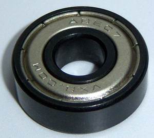 80 inline/Rollerblade Skateboard Bearing:Black:ABEC-7:Shielded