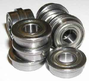 10 Flanged Bearing FR4ZZ 1/4"x5/8"Shielded