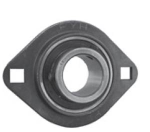 FYH Bearings SBPFL202-10 5/8" Stamped steel plate oval two bolt Flanged Bearing